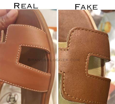 how to spot fake oran sandals